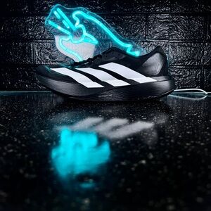 Adidas Evo SL Men’s Marathon Running Walking Shoes Sneakers Black White - 11